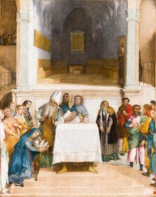 The Presentation of Christ in the Temple, c.1555. Creator: Lotto, Lorenzo (1480-1556)