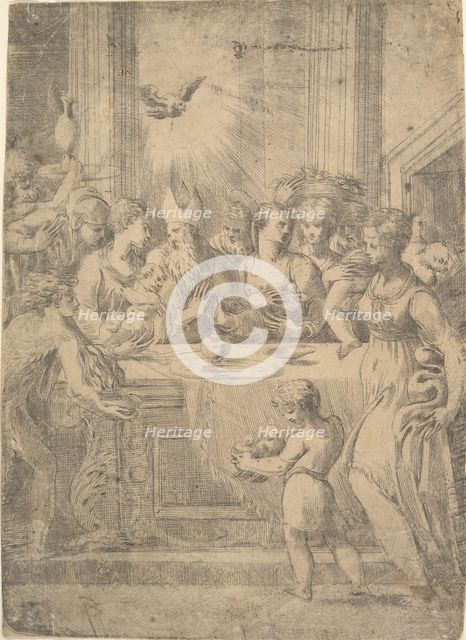 The presentation of Christ in the temple, ca. 1543-46. Creator: Andrea Schiavone.