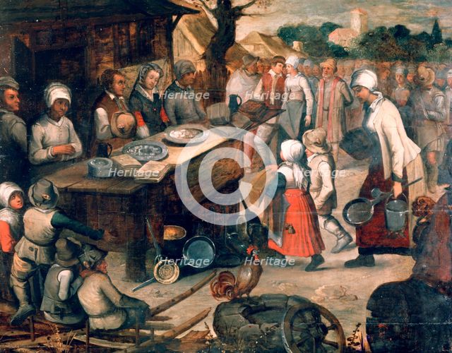 'The Presentation of Gifts', c1584-1638. Artist: Pieter Brueghel the Younger