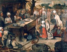 The Presentation of Gifts c1584-1638. Artist: Pieter Brueghel the Younger
