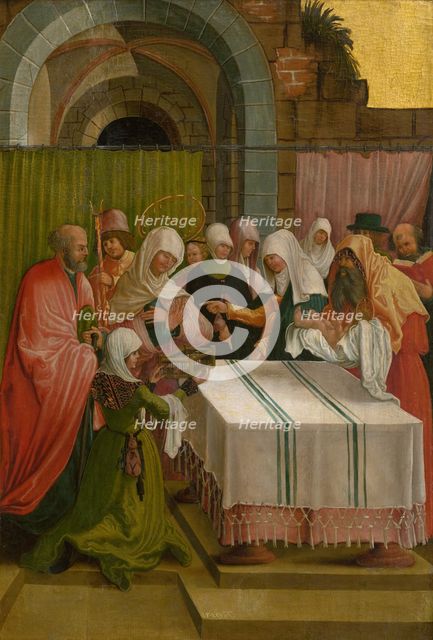 The Presentation of Jesus at the Temple, 1519. Creator: Master of the Danube School (active 1510-1515).