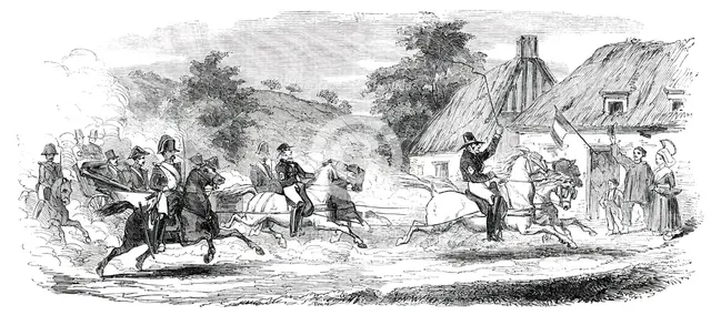 The President en route to Cherbourg, 1850. Creator: Unknown.