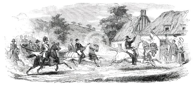 The President en route to Cherbourg, 1850. Creator: Unknown.