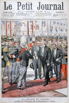 The President of the Republic of France in Rome, 1904
