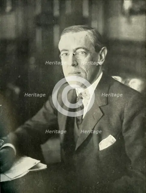 'The President of the United States of America', 1910s, (1919). Creator: Unknown.