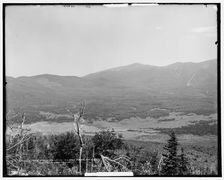 The Presidential Range from Mt. Echo, White Mountains, c1900. Creator: Unknown