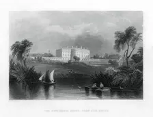 The Presidents House, from the river. c1820-1850