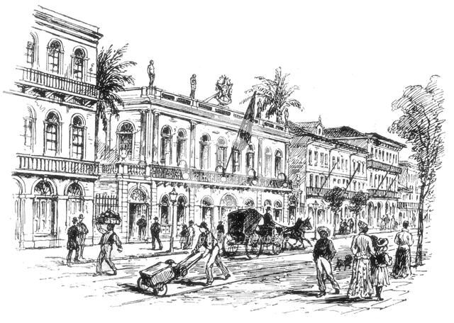 'The President's Mansion, Rio De Janeiro, Brazil', 1892. Artist: Unknown