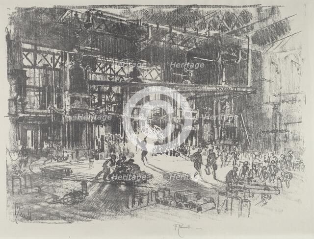 The Presses, 1916. Creator: Joseph Pennell.