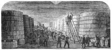 The Pressoir of the Chateau Lafitte near Bordeaux, 1854. Creator: Unknown