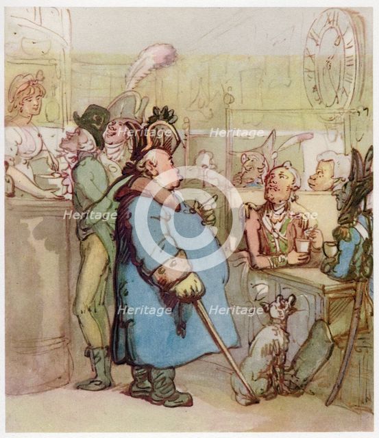The Pretty Bar Maid, c1780-1825. Creator: Thomas Rowlandson.