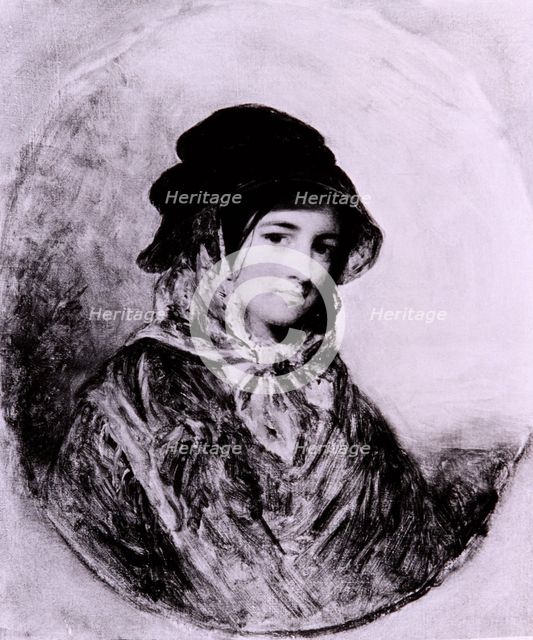 The Pretty Peasant, 1838. Artist: Charles Baxter