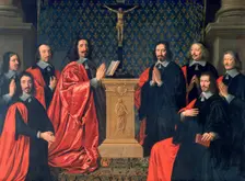 The Prevot des Marchands and the Echevins of the city of Paris 1648. Artist: Philippe de Champaigne