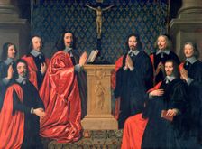 The Prevot des Marchands and the Echevins of the city of Paris 1648. Artist: Philippe de Champaigne