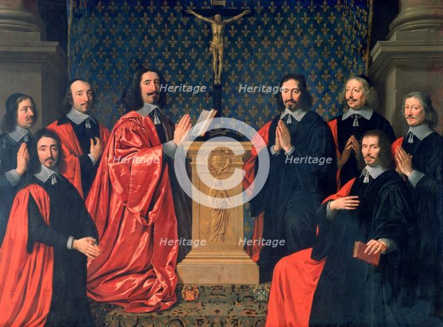 'The Prevot des Marchands and the Echevins of the city of Paris', 1648. Artist: Philippe de Champaigne