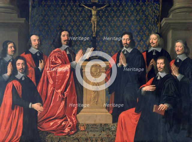 'The Prevot des Marchands and the Echevins of the city of Paris', 1648. Artist: Philippe de Champaigne