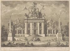 The Prima Macchina for the Chinea of 1769: A "Deliziosa", 1769. Creator: Giuseppe Vasi