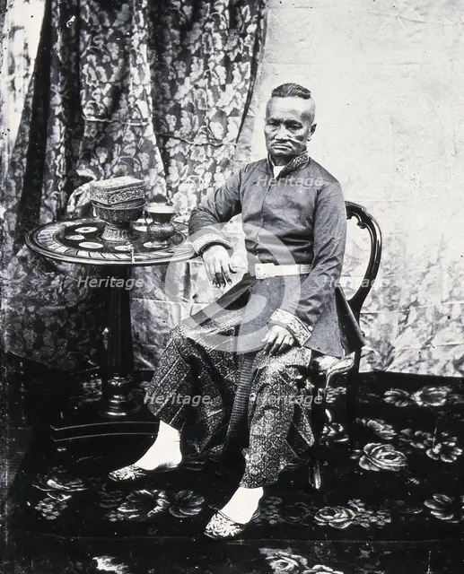 The Prime Minister (Kralahom) of Siam (Thailand), 1865. Creator: John Thomson.