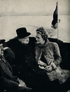 The Prime Minister Visits London's Docks c1940, (1945). Creator: Unknown