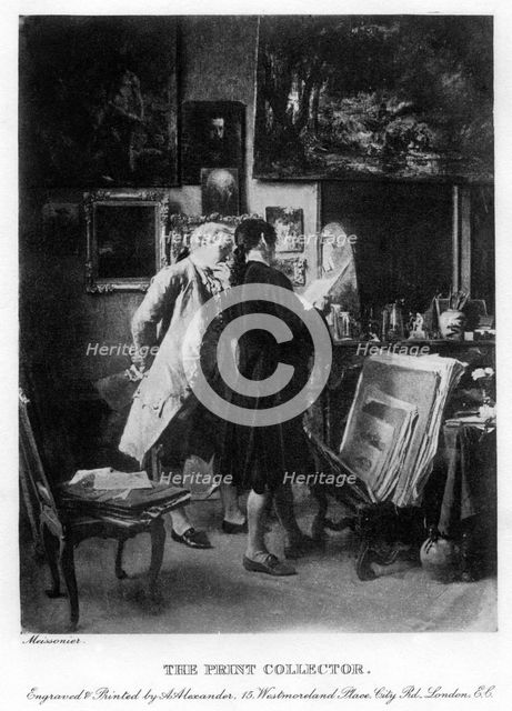 'The Print Collector', 1908-1909.Artist: A Alexander