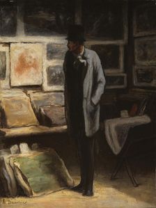 The Print Collector, c. 1857/63. Creator: Honore Daumier