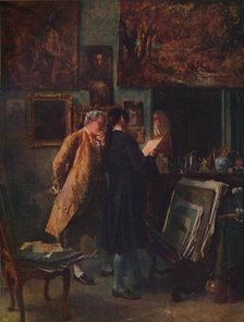 The Print Collector c1850, (c1915). Artist: Jean Louis Ernest Meissonier
