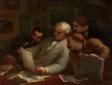 The Print Collectors, c1860-63. Creator: Honore Daumier