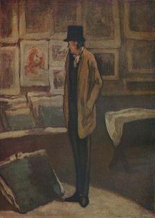 The Print-Lover 1857-1860, (1937). Creator: Honore Daumier