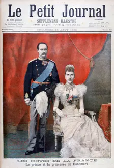 The prince and princess of Denmark, 1896