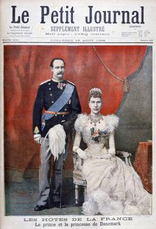 The prince and princess of Denmark, 1896