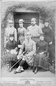 The Prince and Princess of Wales and their five children, 1884. Creator: Unknown