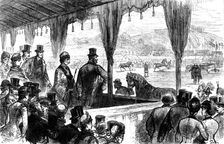 The Prince and Princess of Wales at Winchester, 1883. Creator: Unknown