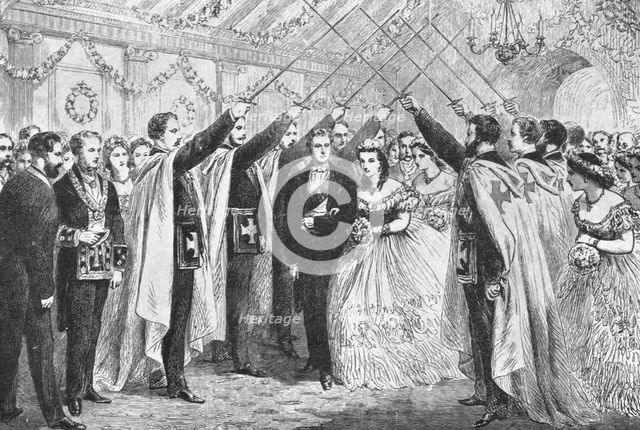 'The Prince and Princess of Wales at the Oxford Commemoration...1863', (1901). Creator: Unknown.