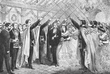 The Prince and Princess of Wales at the Oxford Commemoration...1863 (1901). Creator: Unknown