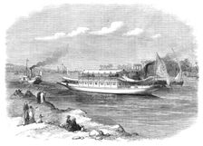 The Prince and Princess of Wales in Egypt: the Dahabieh, or Nile boat..., 1869. Creator: Unknown