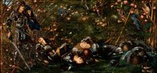 The Prince Enters the Wood, 1871-1873. Creator: Burne-Jones, Sir Edward Coley (1833-1898)