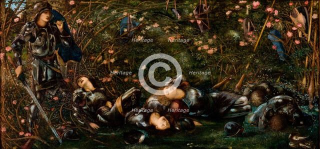 The Prince Enters the Wood, 1871-1873. Creator: Burne-Jones, Sir Edward Coley (1833-1898).