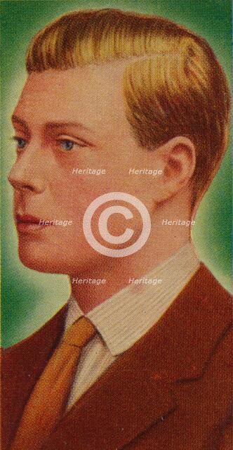 The Prince of Wales, 1935. Artist: Unknown.