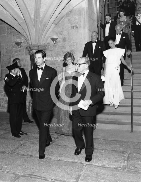 The Prince of Wales (1948- ) and Princess of Wales (1961-1997), 1989. Creator: Sidney Harris.