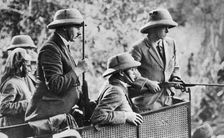 The Prince of Wales tiger shooting in Nepal, the Indian Tour, 1921