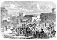 The Prince of Wales Visit to the East: arrival of His Royal Highness at Beyrout, 1862. Creator: Unknown