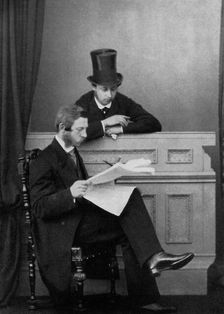 The Prince of Wales and Crown Prince Frederick William of Prussia, Windsor, 1863 (1964)