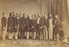 The Prince of Wales and Suite in America, 1860. Creator: Mathew Brady