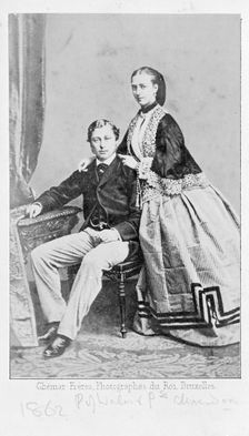 The Prince of Wales and Princess Alexandra of Denmark (when engaged), 1862