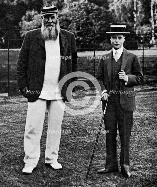 The Prince of Wales and WG Grace, 1911 (1951). Artist: Unknown