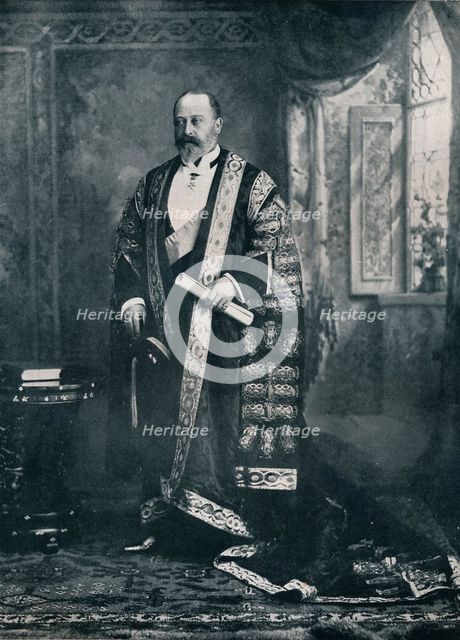 The Prince of Wales as a patron of the arts, 1896 (1911). Creator: W&D Downey.