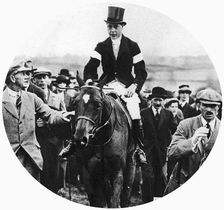 The Prince of Wales at the Grafton Hunt Races on Pet Dog, c1930s