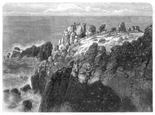 The Prince of Wales at The Land's End, Cornwall, 1865. Creator: Unknown