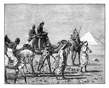 The Prince of Wales at the Pyramids c1861