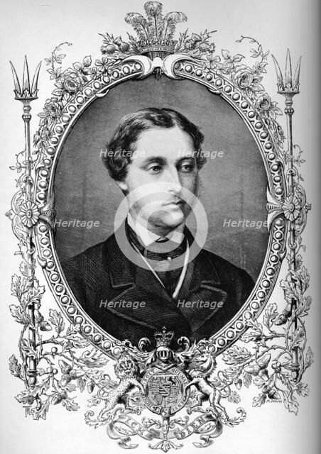 The Prince of Wales at the time of his marriage, c1863 (1910). Creator: Unknown.